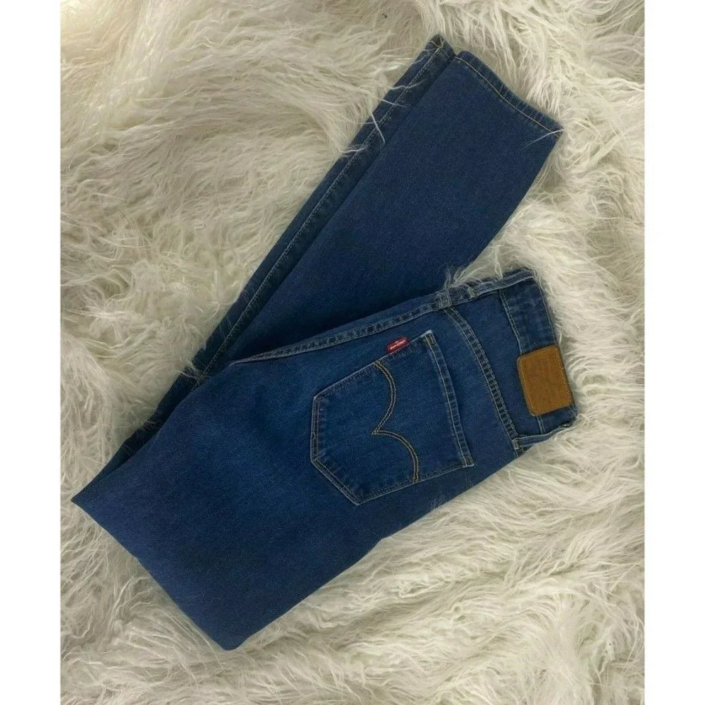 "LEVIS "MEDIUM WASH  SLIM FIT HIGH RISE SKINNY 721 JEANS  PANTS SZE: 26 - Picture 4 of 5